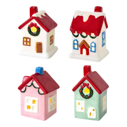 Ceramic Christmas Village House Decoration