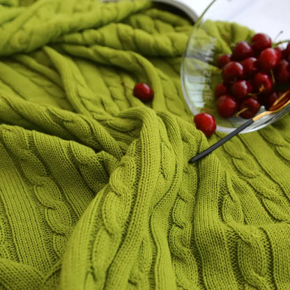 Cotton Knitted Blanket