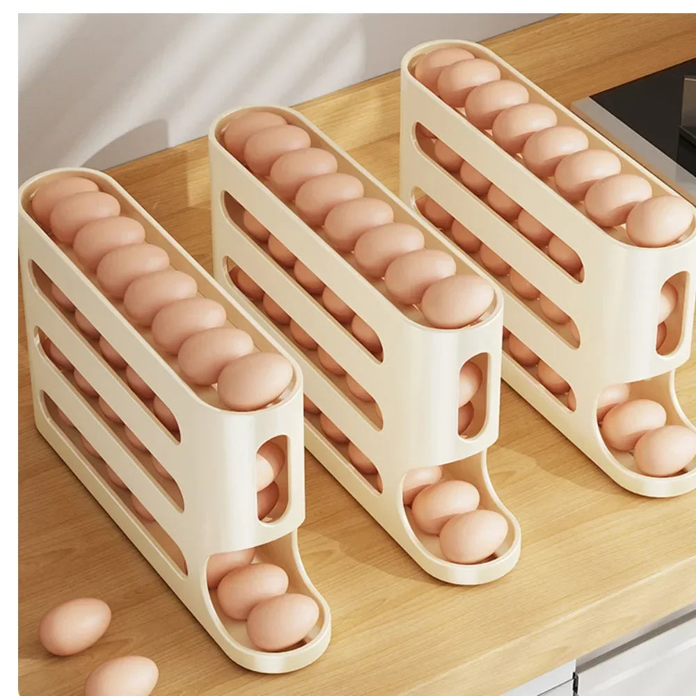 4 Layers Automatic Rolling Egg Rack