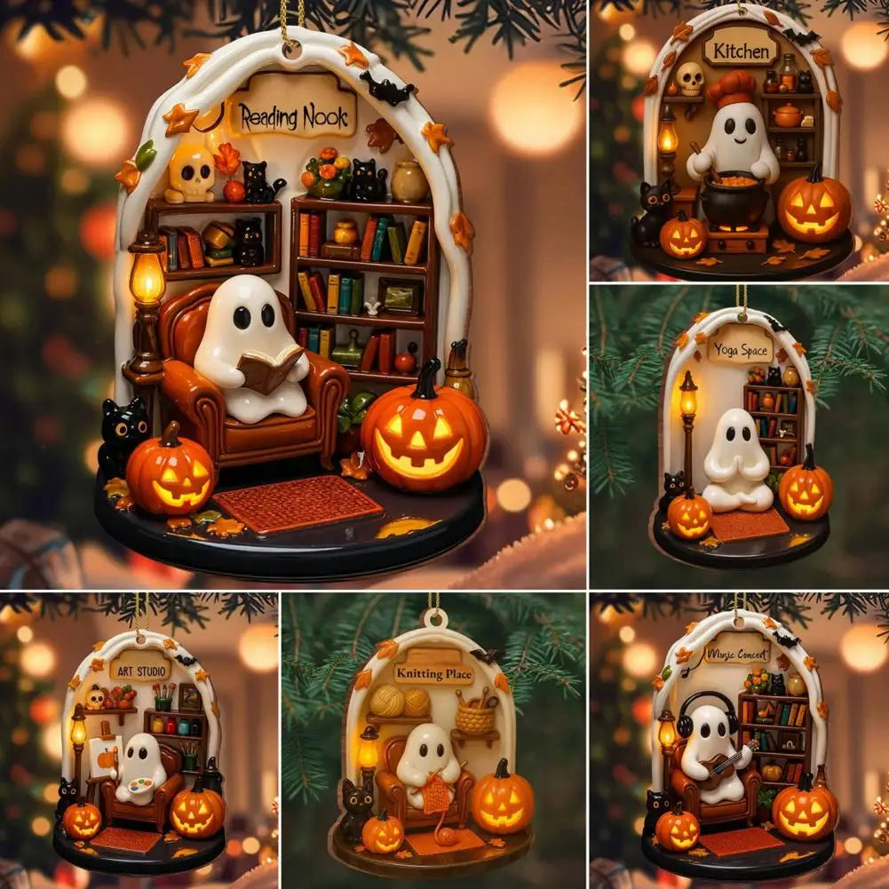 Warm Spooky Halloween Ornaments