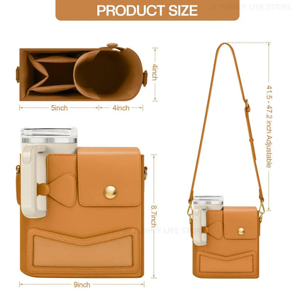 Water Bottle Bag for Stanley Tumbler