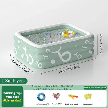 Large Folding Swimming Pool