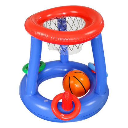 Inflatable Pool Basketball Set