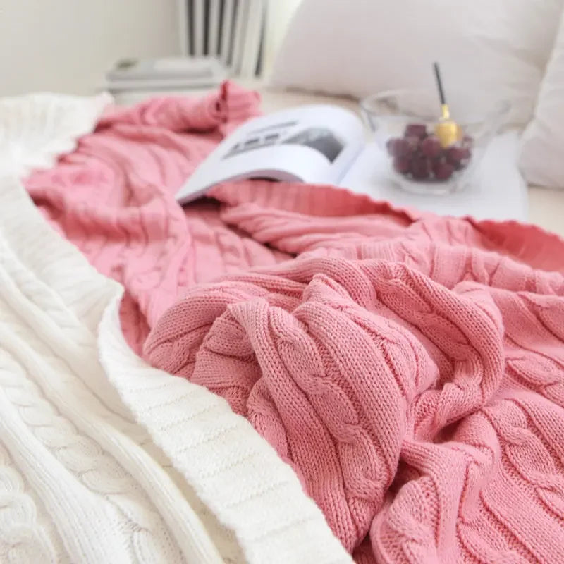 Cotton Knitted Blanket