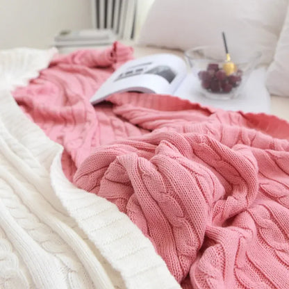 Cotton Knitted Blanket