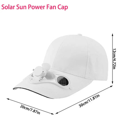 Solar Powered Fan cap