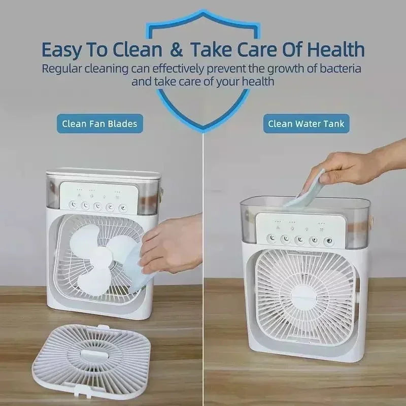 New 3 In 1 Mini Air Cooler