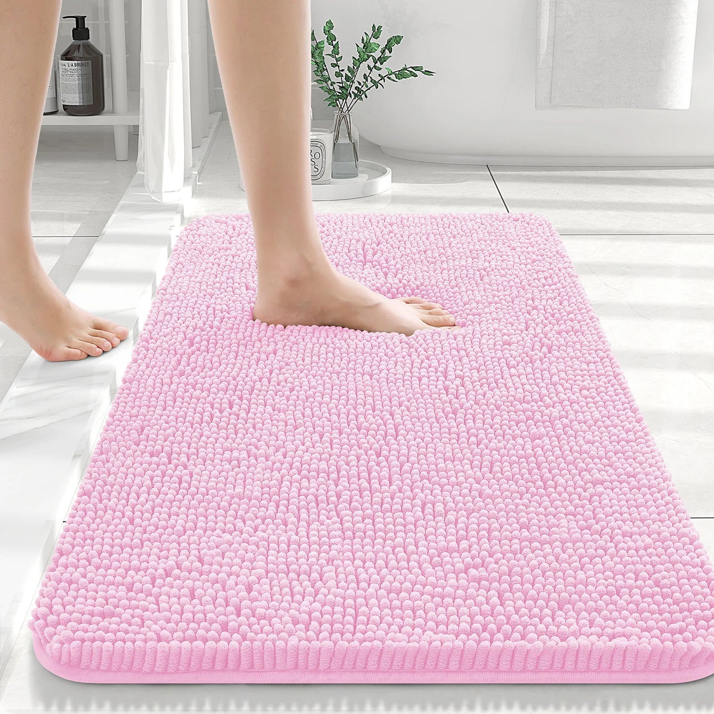 Thick Absorbent Shaggy Bath Mat