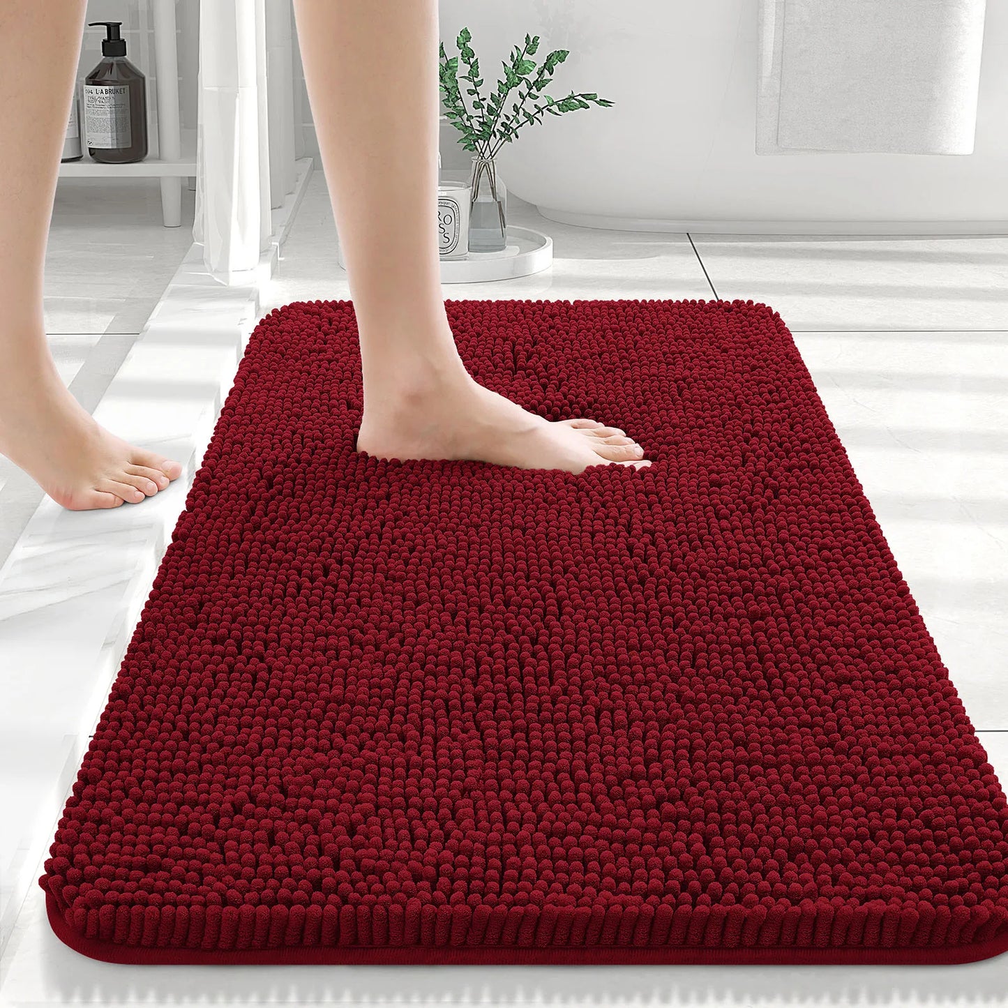 Thick Absorbent Shaggy Bath Mat