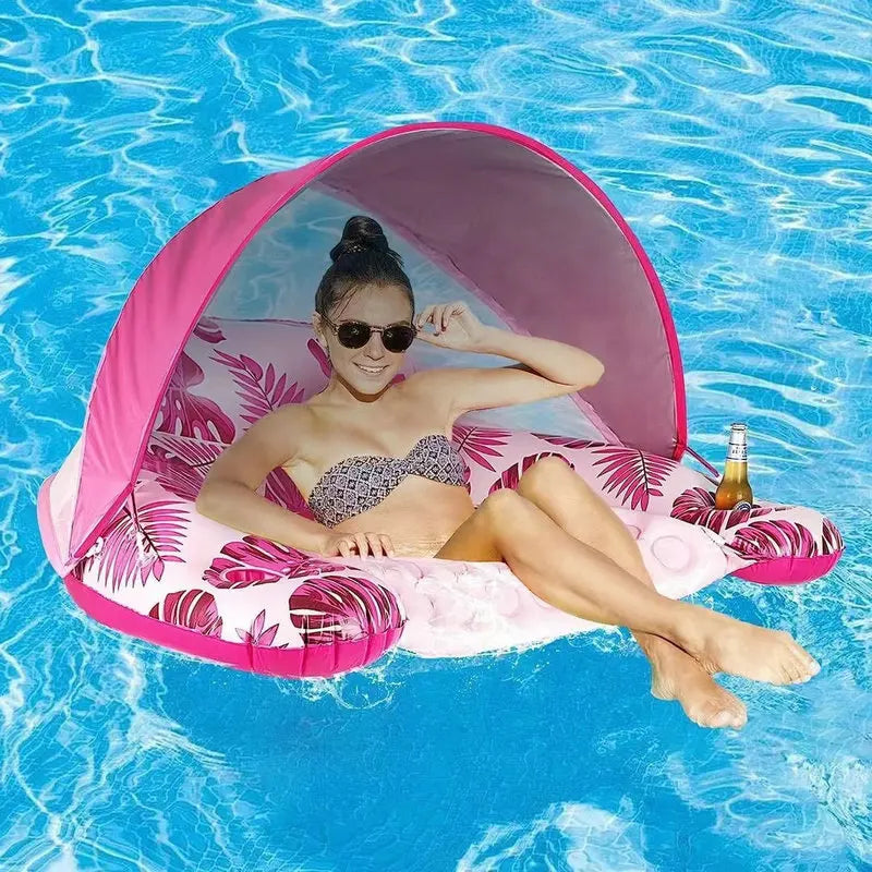 1pc Inflatable U-Shaped Pool Float