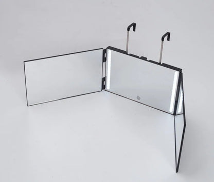 3 Way 360° Mirror with LED Lights