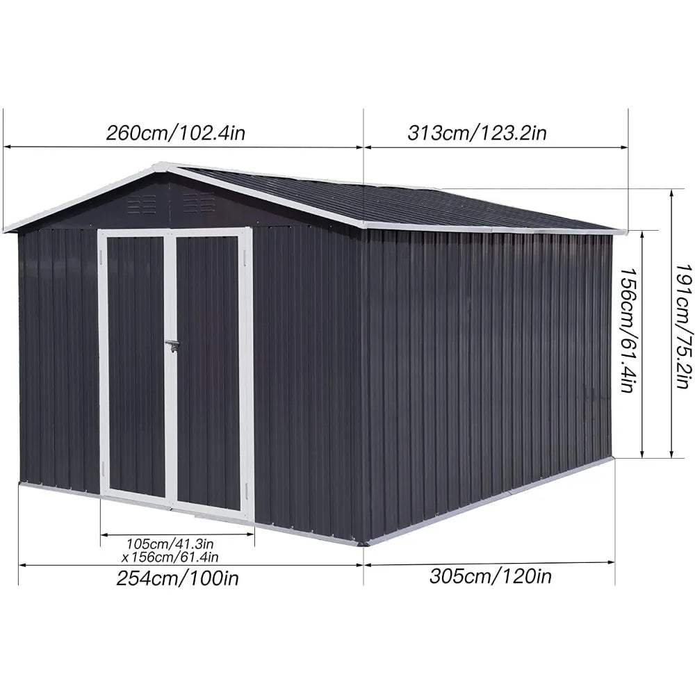 Metal Outdoor Storage shed