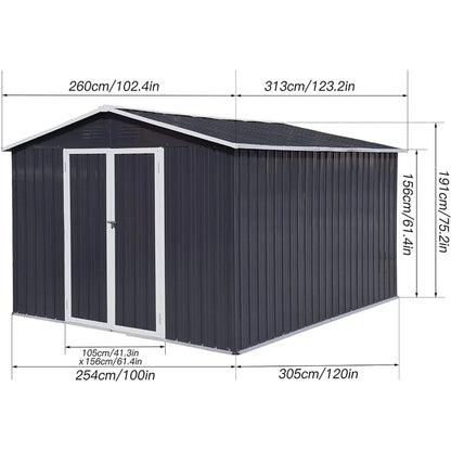 Metal Outdoor Storage shed