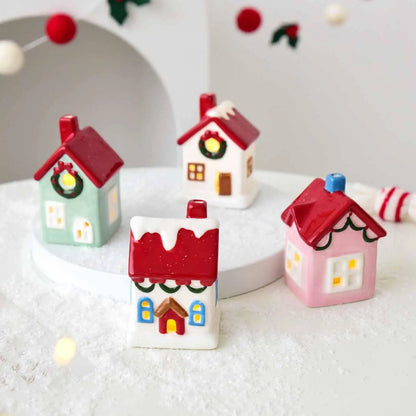 Ceramic Christmas Village House Decoration