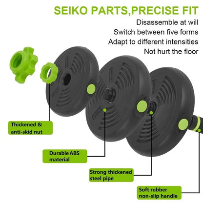 4-in-1 Adjustable Dumbbells Set