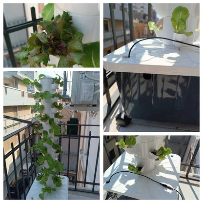 DIY Balcony Hydroponic Growing System