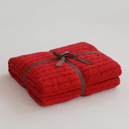 Cotton Knitted Blanket