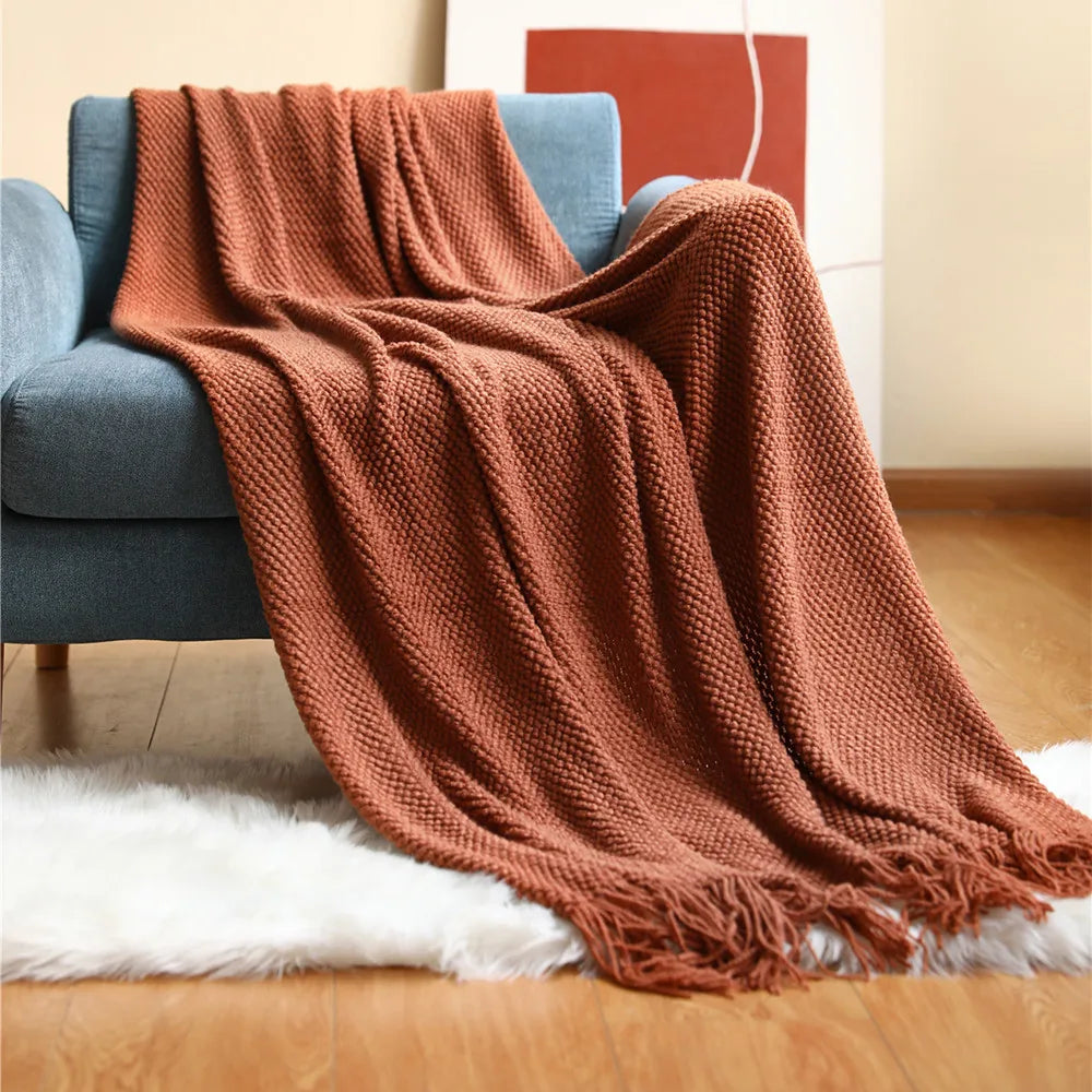 Decorative Knitted Blanket