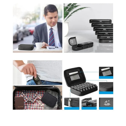 21 Grids Weekly Pill Organizers Moisture-Proof