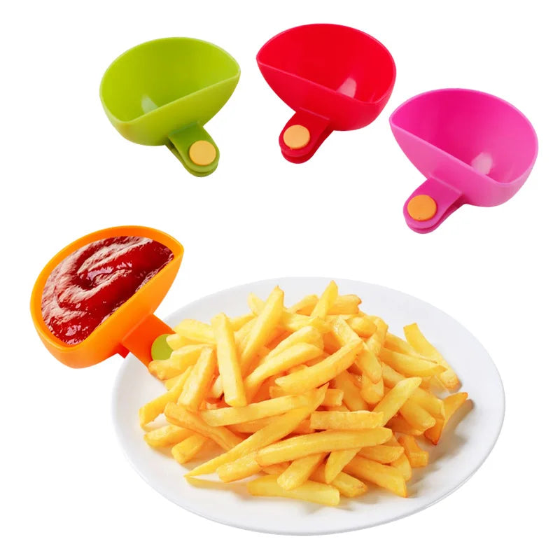 MULTI COLORED Dipping Sauce Bowl Holder