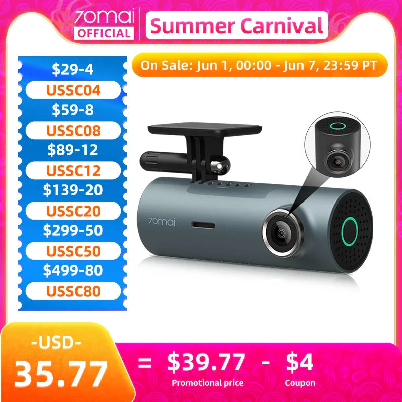 Dash Cam with Night Vision