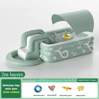 Large Folding Swimming Pool