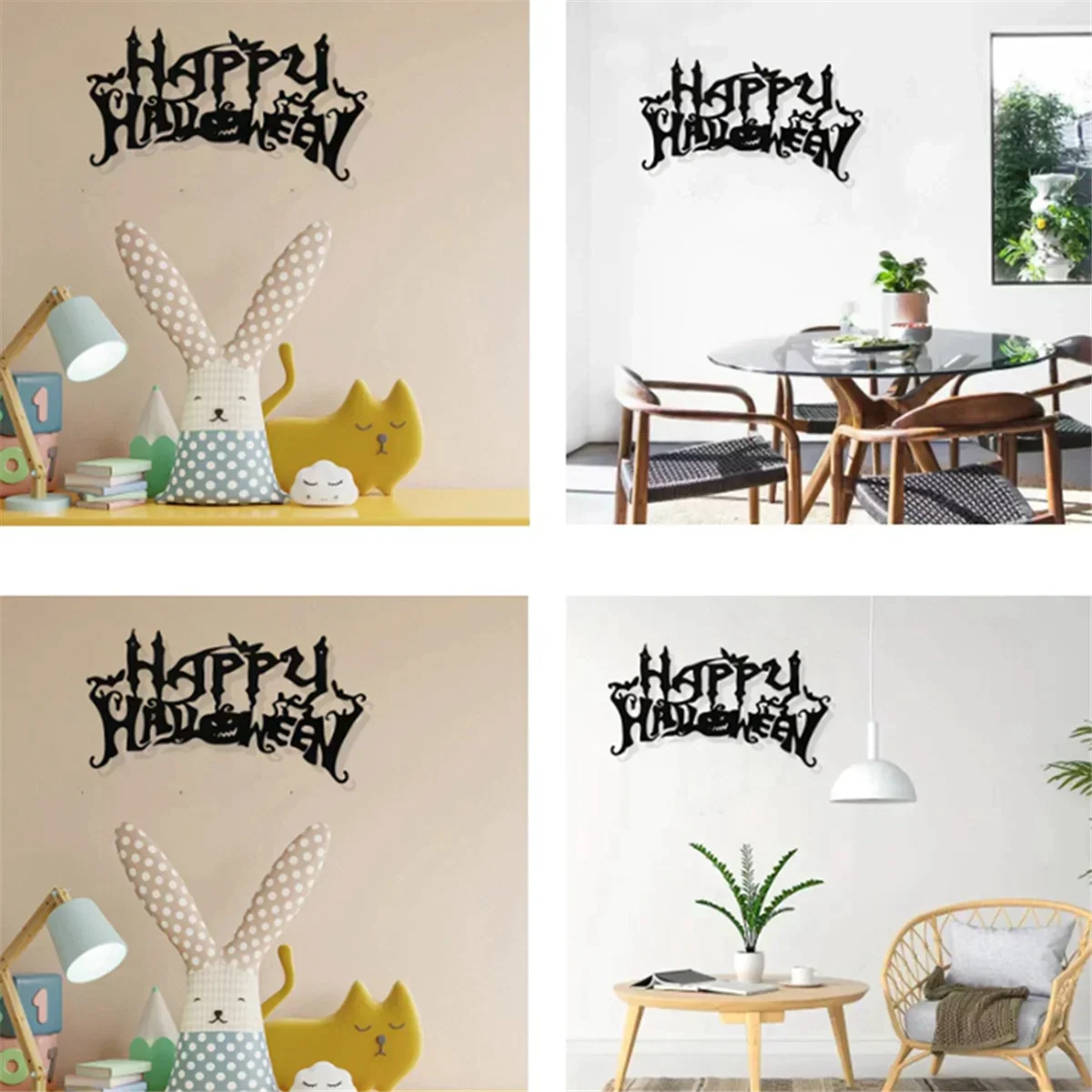 Halloween Theme Wall Art Decorations