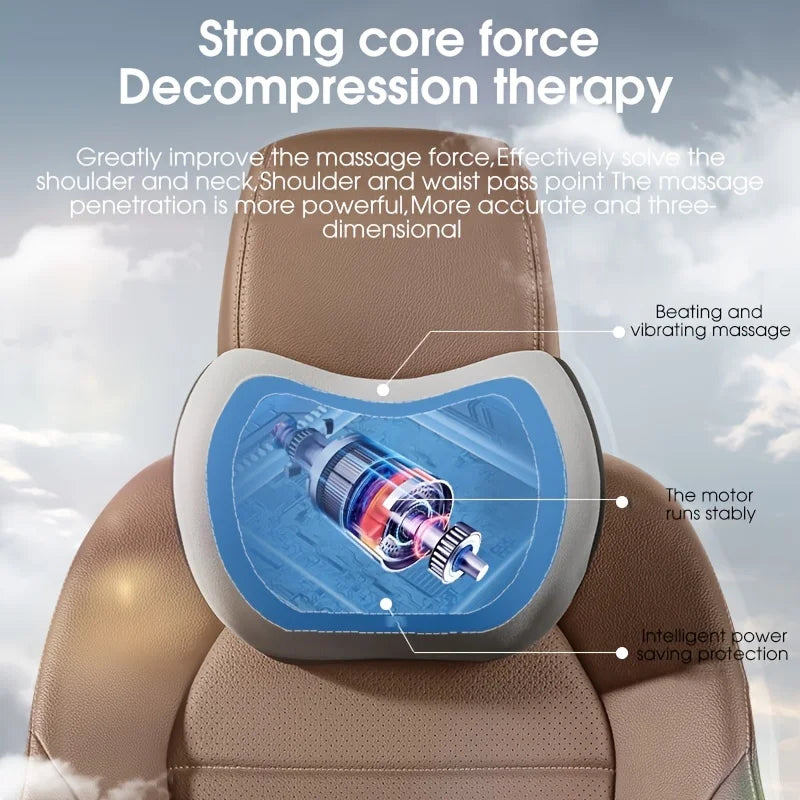Car Massage Neck and waist Pillow - MONLANE