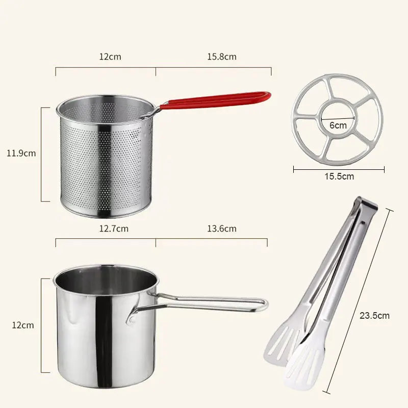Stainless Steel Deep Fryer Pot (U CARE) - MONLANE