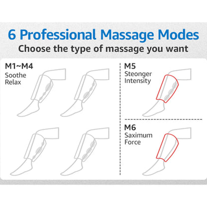 Heated calf pressure massager