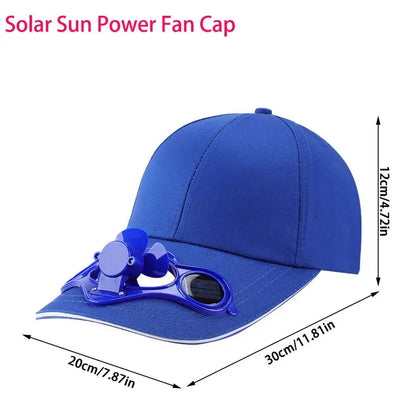 Solar Powered Fan cap