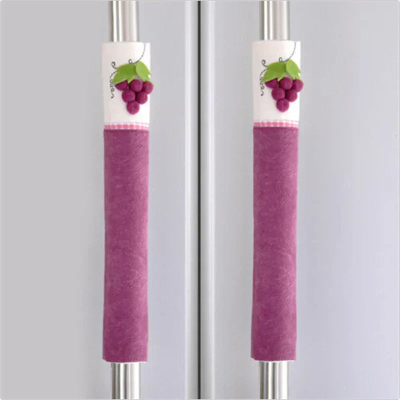 2Pcs Refrigerator Door Handle Cover
