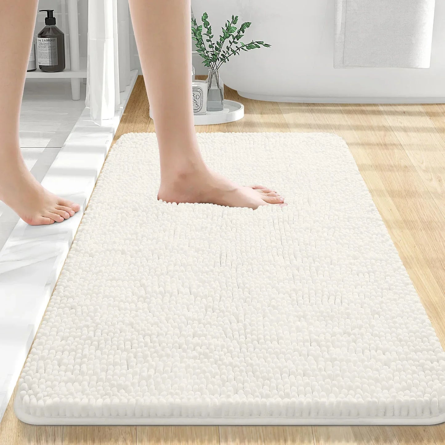Thick Absorbent Shaggy Bath Mat