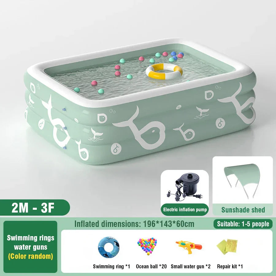 Large Folding Swimming Pool