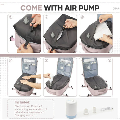 Air Vacuum Compressed Travel Backpack