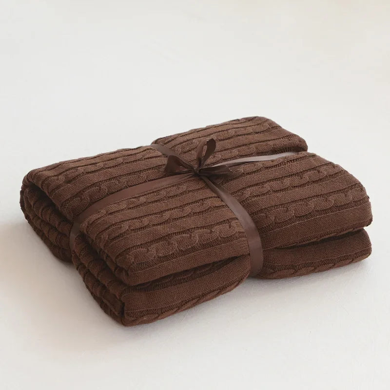 Cotton Knitted Blanket