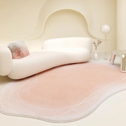 Irregular Plush Lounge Rug