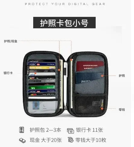 Organizer Bag with Detachable Wrist Strap