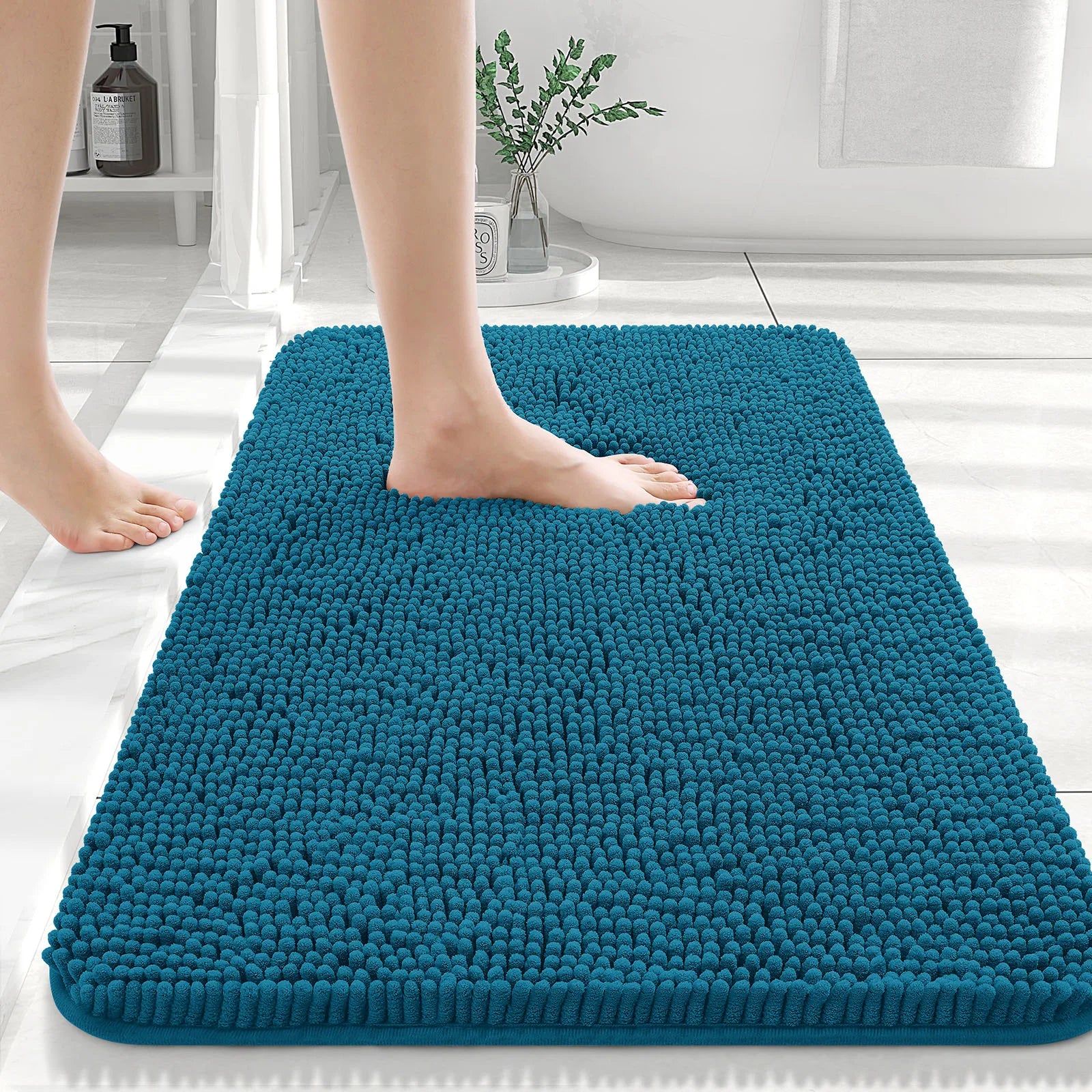 Thick Absorbent Shaggy Bath Mat