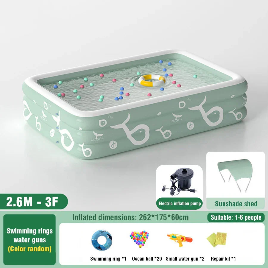 Large Folding Swimming Pool