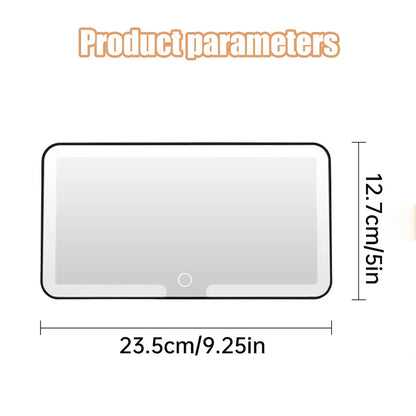 Car LED Makeup HD Mirror