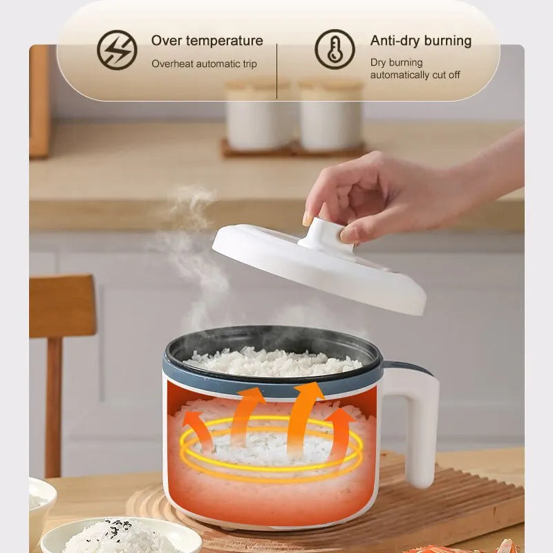 220V Multi-Function Electric Rice Cooker (Single/Double Layer)