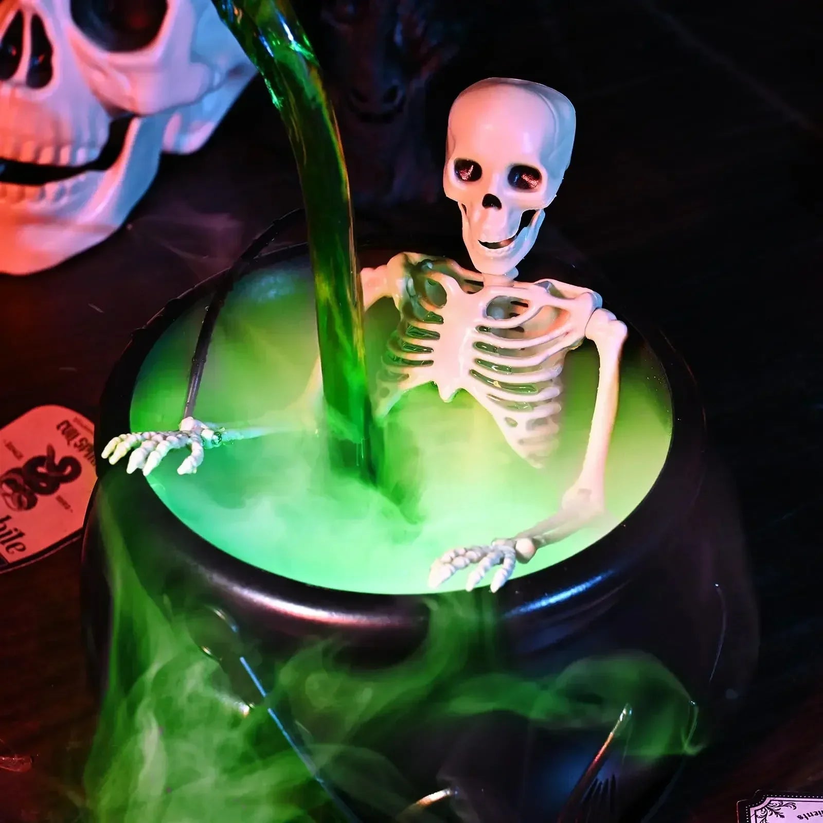 Halloween Witch Cauldron with LED Light