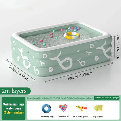 Large Folding Swimming Pool