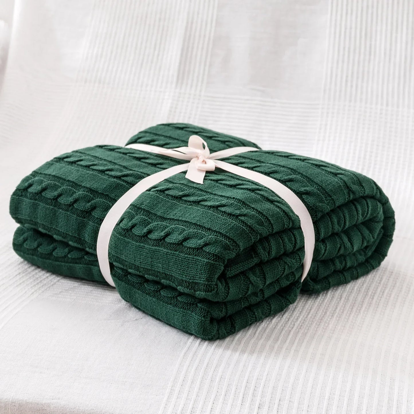 Cotton Knitted Blanket