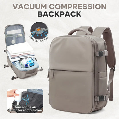 Air Vacuum Compressed Travel Backpack