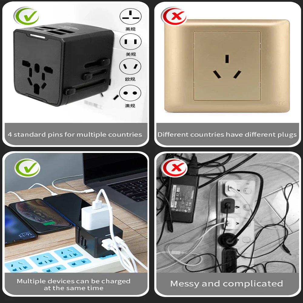 5in1 Universal Travel Adapter