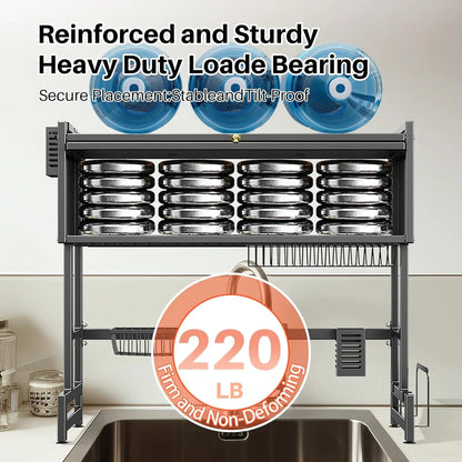 Over The Sink Dish Drainer Drying Rack