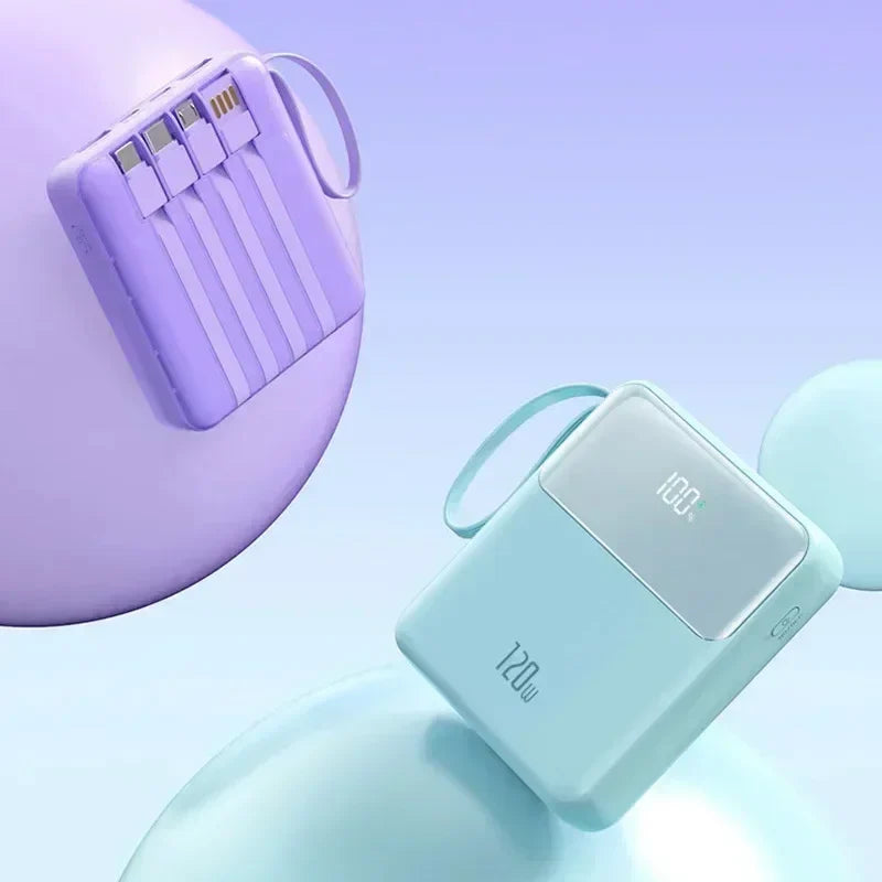 Portable 120W Fast Charging Power Bank