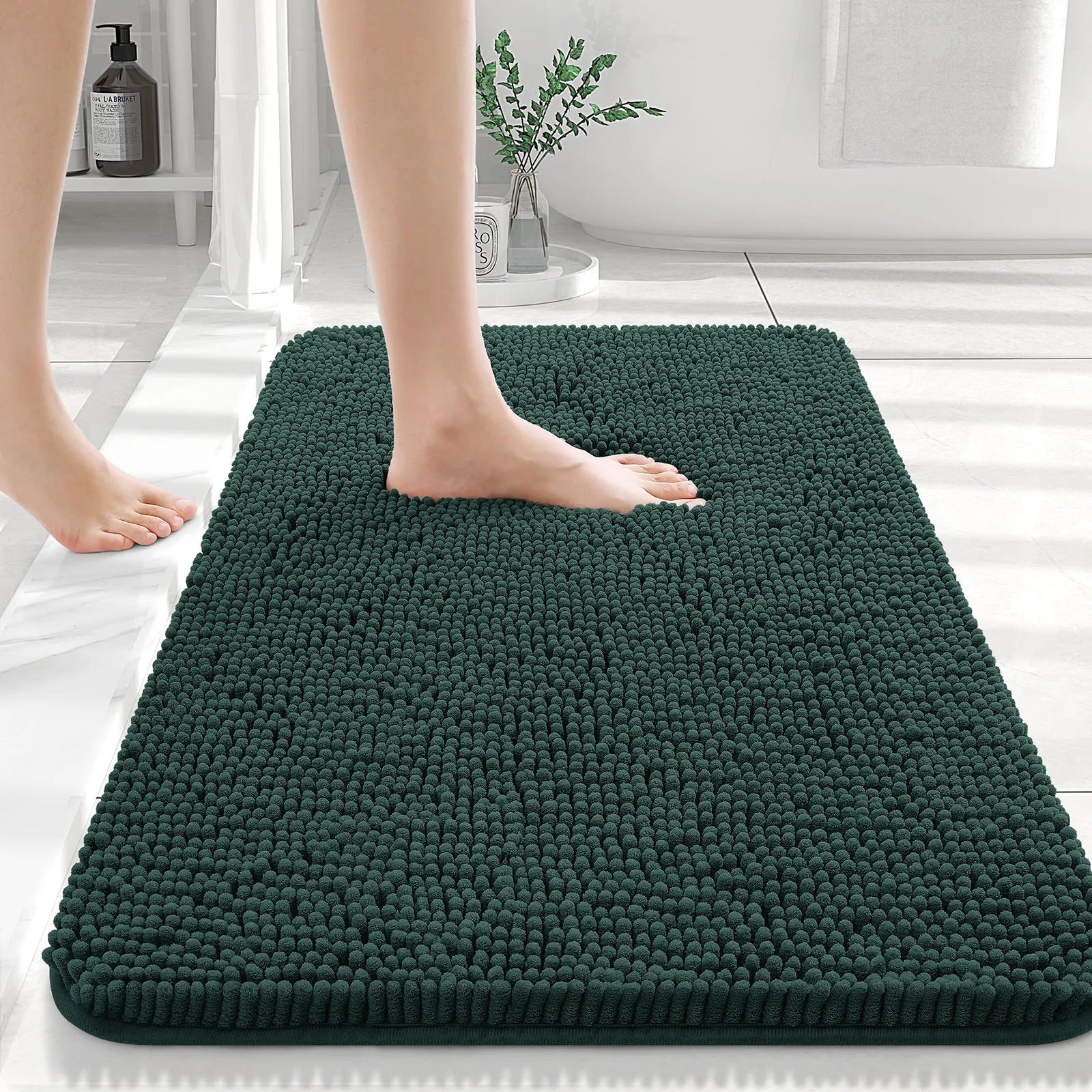 Thick Absorbent Shaggy Bath Mat